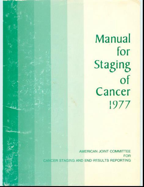 A tüdődaganatok TNM beosztása Történeti áttekintés TNM rendszer kidolgozása, Denoix 1942-1952 UICC (Union Internationale Contre le Cancer/International Union Against Cancer/Union for International