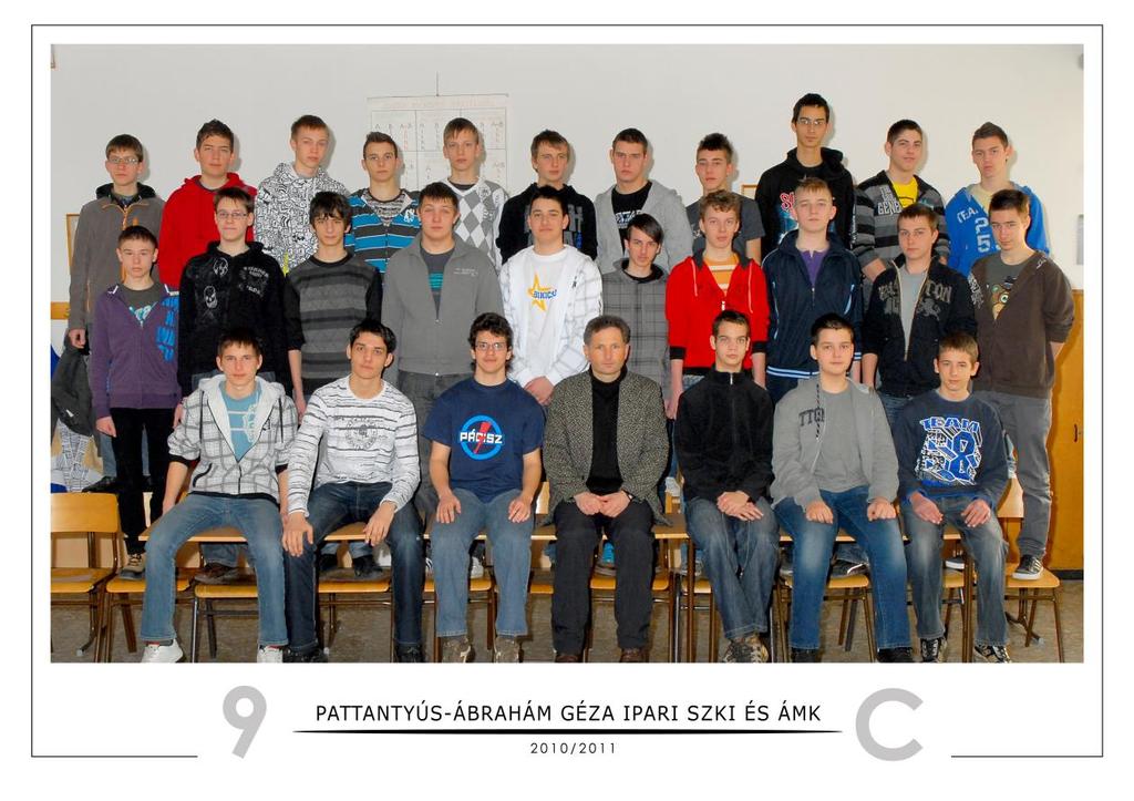 9.C Osztályfőnök: Pongrácz Imre Ács Norbert René Antalovics Ákos Bangha Ádám Baracskai Bence Bély Dániel Benkovics Tamás Borbély Bence Falb Bence Farkas Krisztián Gede Bálint Krisztián Giczi Alex