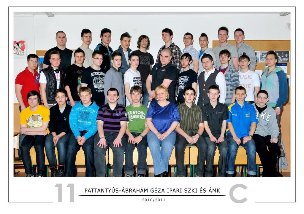 11.C Elektronikai technikus Osztályfőnök: Baksa Péterné Andirkó Péter Balla András Bodó Balázs Borota Donát Brilich Ádám Dénes Dávid Dénes Patrik Farkas Gergő Fent Márton Fülesi Szabolcs Horák Patrik