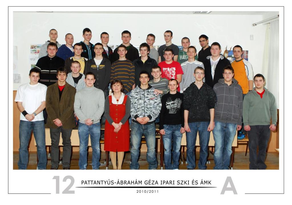 12.A Erősáramú elektrotechnikus Osztályfőnök: Kóboriné Nagy Mariann Balázs Dávid Benkő Péter Czenki Roland Csády Levente Dezső Zoltán Farkas Dávid Gergő Farkas Tamás Gecsei Sándor Gerzsabek Adrián