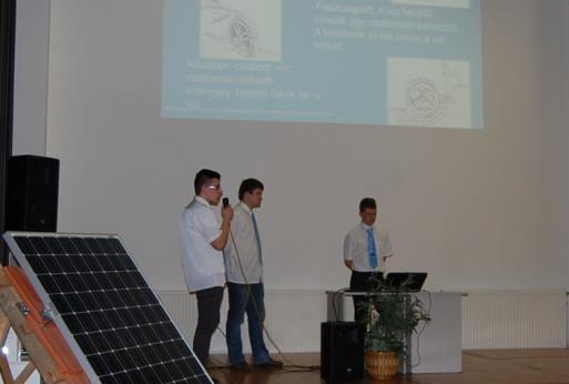 A Pálffy Miklós Kereskedelmi Szakképző Iskola által meghirdetett Energetikai verseny Idén 44 csapat regisztrált a versenyre, melyen a beugró feladat egy tesztsor kitöltése volt.