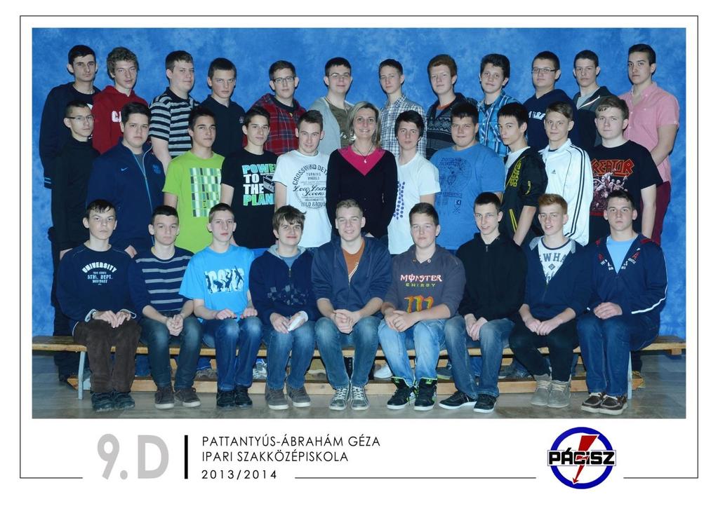 9.D Osztályfőnök: Ábrahám Lívia Bártfai Kristóf Benke Gergő Márk Csákvári Dániel Csernyi Gábor Dani Brendon Domján Erhard Tibor Dömsödy Szervác Fias Gábor Imre Füleki Tamás Sándor Gál Péter