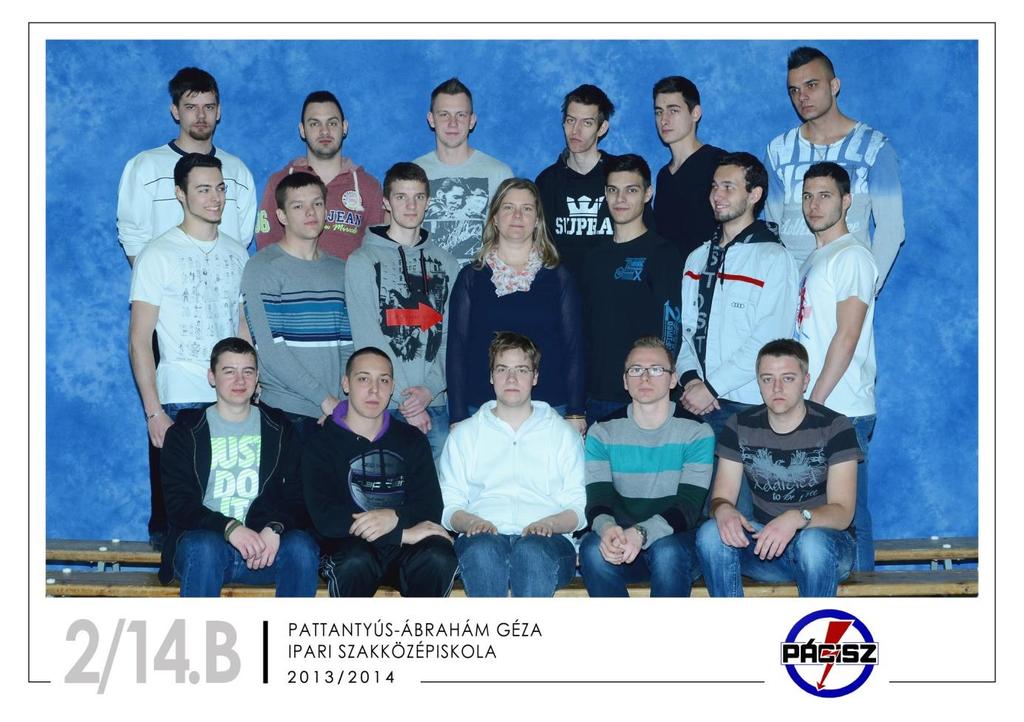 2/14.B Osztályfőnök: Mészáros Tamásné Bakacs Dávid József Béres Patrik Csoma János Fáczán Gergely Fazekas Richárd Galambos Ferenc Gelencsér Dominik Józsa Attila Kiss Krisztián Kovács Péter Major