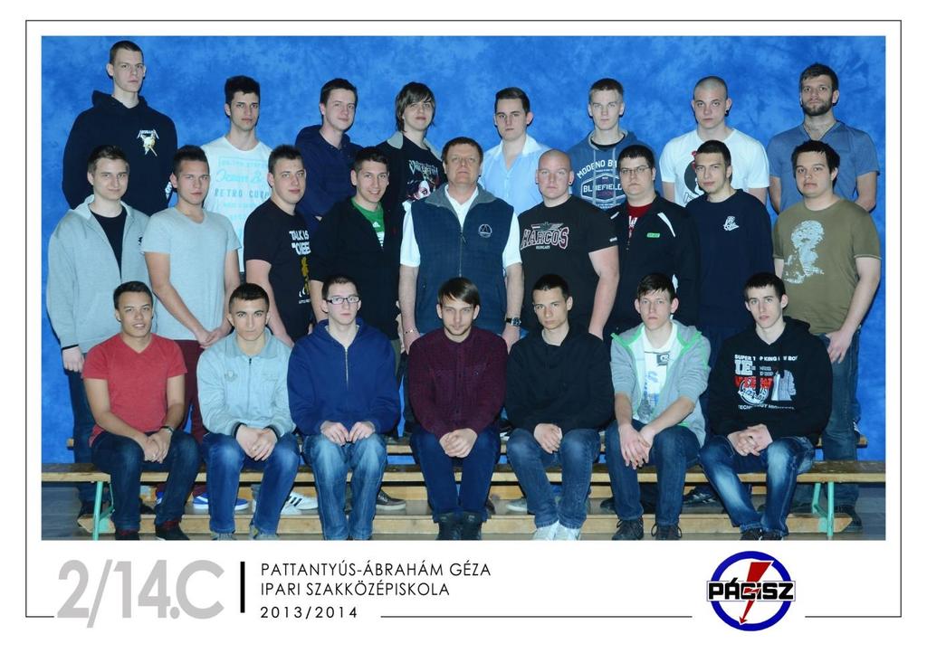2/14.C Osztályfőnök: Nagy Ignác Bakonyi Martin Baranyi Balázs Csanádi Dávid József Fata Dániel Fekete Róbert Dávid Fülesi Szabolcs Horváth Krisztián Kopácsi István Kovács Balázs Kövi Balázs Árpád