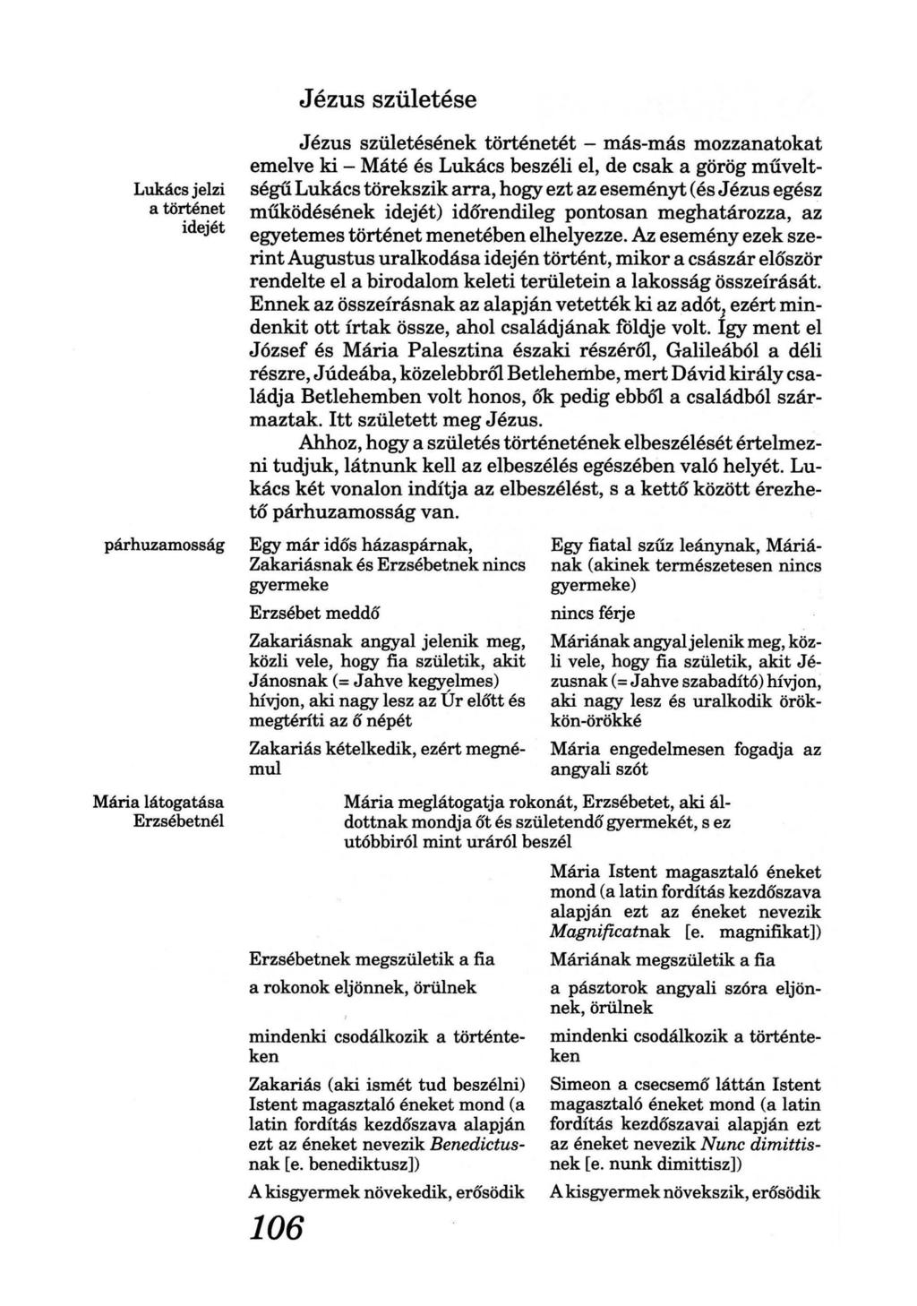 Jézus születése Lukács jelzi a történet idejét Jézus születésének történetét - más-más mozzanatokat emelve ki - Máté és Lukács beszéli el, de csak a görög műveltségű Lukács törekszik arra, hogy ezt