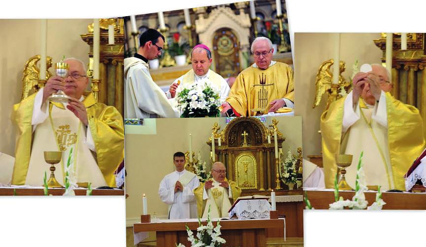 SZELLEMTÖRTÉNET Szabó Ferenc SJ aranymiséje, Bábel Balázs érsekkel, Budapesten. 2012. augusztus 6-án 376 rópa-szerte, lelkigyakorlatokat is adtam, 1977 elején másfél hónapig Kanadában is.