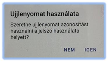 Így a ViCA jelszó beírása helyett ujjlenyomatával is megnyithatja majd az alkalmazást.
