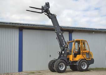 kanállal 1520 kg, villa 1400 kg Billenő terhelés max.