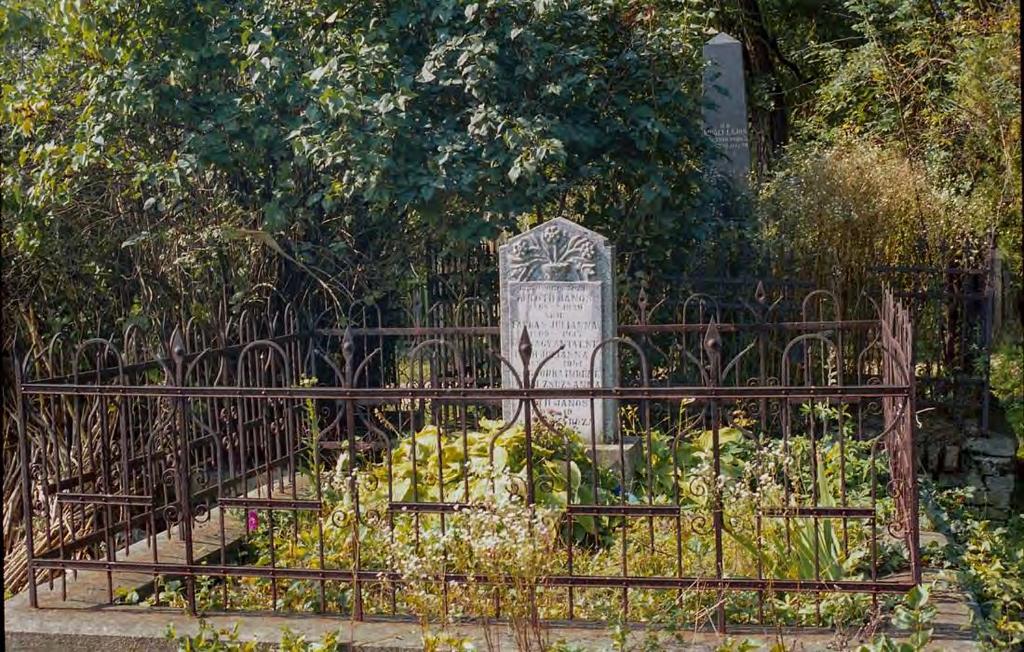 SÍRHELYSZÁM: 8. FELIRAT: Itt nyugosznak id. Tóth János 1868-1928. Neje Farkas Julianna 1869-1937. özv.