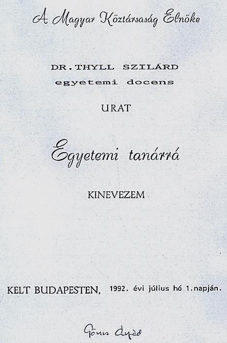 Államvizsga elnöki, illetve tagsági feladatok ellátására a Hódmezővásárhelyi, Bajai, Mezőtúri, Nyíregyházi, Gyöngyösi főiskolákon kértek fel.