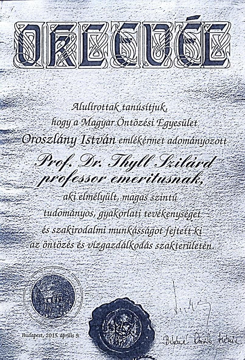 Az Oroszlány István
