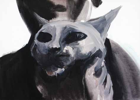 1-2., 2011 akril, vászon / acrylic on canvas 50 x 70