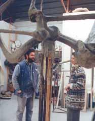 Students and Tamás Gaál teaching assistant in Siklós, 1991 the Franciscan monastery. 22 Costs of materials and scholarships were covered through the Master School Foundation.