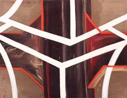 pit 1-2, 1995 olaj, vászon / oil on canvas 120 x 160 cm,