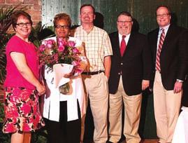 30 Years: Wanda McDuffie, Tony Britt, Eunice Ward. Not pictured: Steven Blanchard, Glenda White. 20 Years: Tracie Allen, Arthur Graham, Ismael Montes, Patricia Hobbs, Melissa Inman.