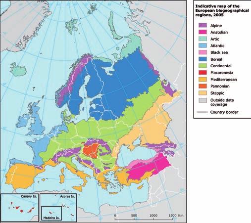 224 Hufnagel Levente és Sipkay Csaba További fontos információhoz jutunk, ha mindezen eredményeinket egy másik osztályozás szerint (EEA), Európa ökológiai régióival (4.