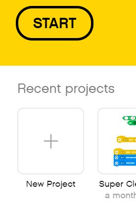 A felső menü My Projects menüpontja a saját projektjeink elérését teszi lehetővé. Itt tudjuk adminisztrálni a projektjeinket (pl.: törölni, duplikálni, ).