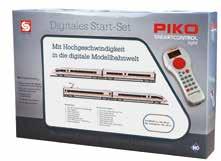 # 57150 Kezdőkészlet, DB Regio emeletes szerelvénnyel A digitális modellvasutazás világába való belépéshez a szintén PIKO A fatalpfás ill.