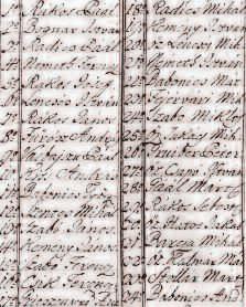 Az újkori település alapítói (az adózó családfôk) Rákos Pál, Bognár István, Radics Pál, Németh Ferenc, Rákos József, Lencsés István, Rákos János, Fûrész András, Vasbajszú Pál, Kiss András, Babanics