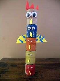 9. Indián totem barkácsolása WC papír