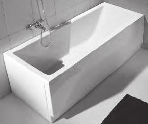 ACÉLLEMEZ FORMATERVEZETT KÁD KAPASZKODÓVAL 170x80 cm 1125941 55690 180x80 cm