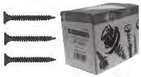3,5x25 mm, 1000 db 1006932 2139 2,2/db 3,5x35 mm, 1000 db 1006933 2669 3/db 3,5x45 mm, 500 db 1006934 1699 3,8/db Durvamenetes gyorsépítő csavar, foszfátozott, fához. PH2.
