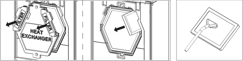 Fig. 8.m Fig. 8.n Clean the heat exchanger every year with a vacuum cleaner.