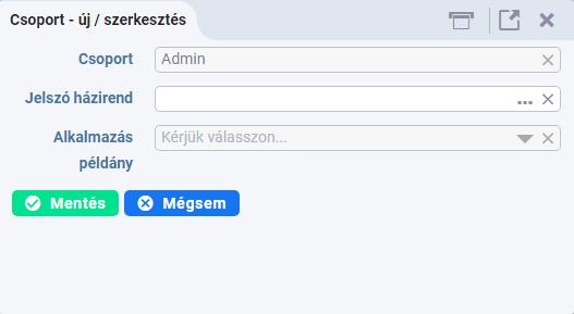 { 26 } Fejlesztői kézikönyv 6.3 - Jelszó házirend beállitások.md 10/16/2019 Néhány információs kiegészítéssel, a beállításokra vonatkozó tudnivalók megegyeznek a jelszó házirend 1.
