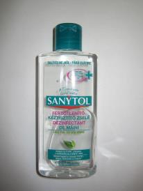 Sanytol fertőtlenítő kéztisztító gél 75