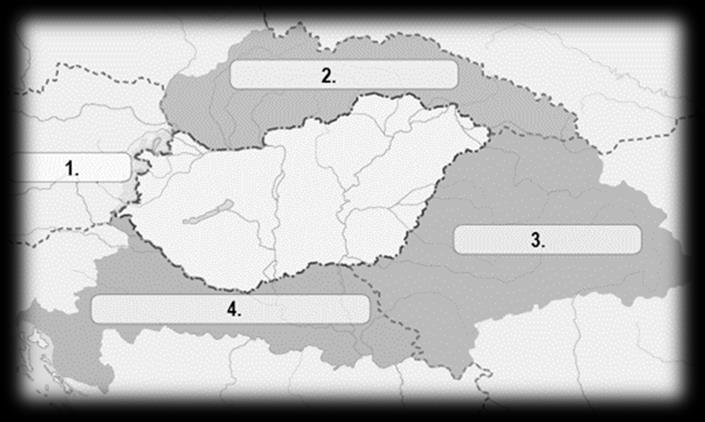 TRIANON FELADATLAP Mely államok kaptak magyar területeket a trianoni
