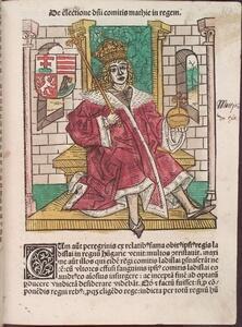 Királyválasztás a Duna jegén 1458. január 24-én 1458 elejére súlyos válsághelyzet alakult ki Magyarországon. Zsigmond (1387-1437) király uralkodása óta a bárói érdekszövetségek, az ún.