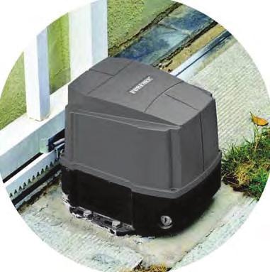 Váltóáramú (AC) motor rendkívül kis zaj, túlmelegedés elleni védelem. Kódos védelem görgetô kódos technológiával, betörés elleni védelemmel.