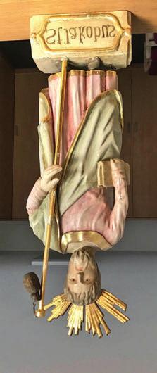Wolfgang Steffen gab in St. Arnual noch einen geschichtlichen Überblick zur Stiftskirche.