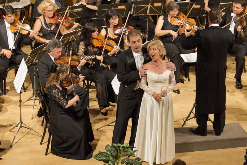 ÉNEK ÉS ZENEKAR Az énekhanghoz gyakran társul zenekar például az opera, daljáték, oratórium, kantáta műfajokban.