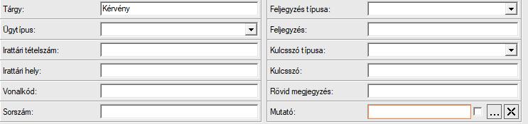 Érkeztetés szerint A felületen megadhatjuk az ügyiratot intéző személyt vagy szervezetet. Ügyfél szerint A felületen megadhatjuk az ügyfél szervezetet és az ügyfél személyt.