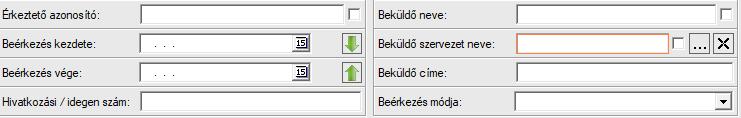 Időintervallum szerint Ezen a felületen megadhatjuk, a különböző időintervallumokat, amik alapján