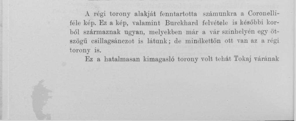 Ebben az adománylevélben a tokaji védő toronyról