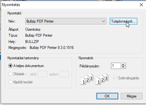 Amennyiben mentett munkalapot, azt metalálja a Munkalapok listázása gomb megnyomásakor megnyíló listában: Ebből a listából nyomtatva, kiírásra kerül a munkalap száma is, ami az előző ablakból történő