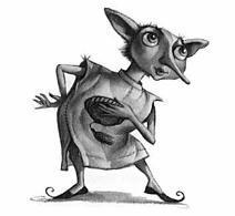 Második Fejezet Dobby intelme Harry csaknem felkiáltott döbbenetében. Az ágyon egy emberforma, apró teremtmény terpeszkedett.