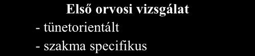 Életveszélyes, akut? IGEN Jelenlegi panasz, előzmények, beutaló dg. Akut dg.