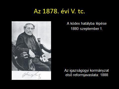 Az a tény, hogy alig nyolc esztendővel a kódex hatályba lépte után az igazságügyi tárca már megbízást adott a kódexet módosító javaslatok kidolgozására, önmagában is dokumentálja a szakmai