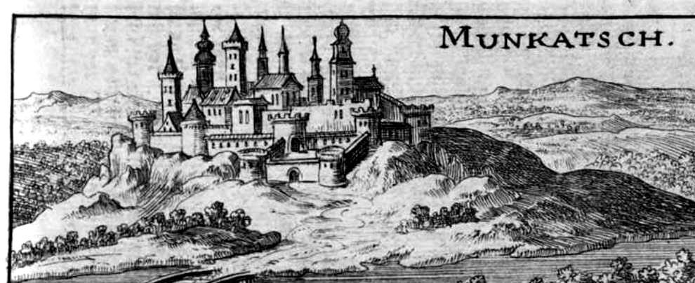 Buda visszafoglalása 1686 Kép közép jobbra: Munkács vára
