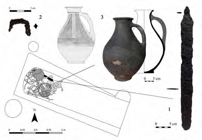 Settlement and graves from Hernádvécse (NE-Hungary) in the 5 th century AD 55 Fig. 5 Hernádvécse Nagy rét site 4. Grave str.309 5. kép Hernádvécse Nag y rét, 4. lh. Str.