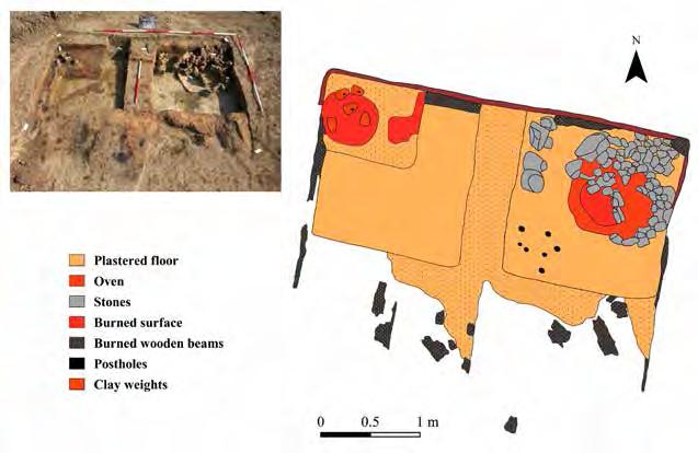 Settlement and graves from Hernádvécse (NE-Hungary) in the 5 th century AD 57 Fig. 6 Hernádvécse Nagy rét site 4. Building str.61 6. kép Hernádvécse Nag y rét, 4. lh. Str.