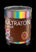 ULTRA LAZURIT vékonylazúr ULTRATON matt vastaglazúr Természetes megjelenés Divatos színek 0,75 l / 2,5 l / 4 l Átfesthető: 12-24 óra 14 színben, az egységes lazúr színkártya szerint.