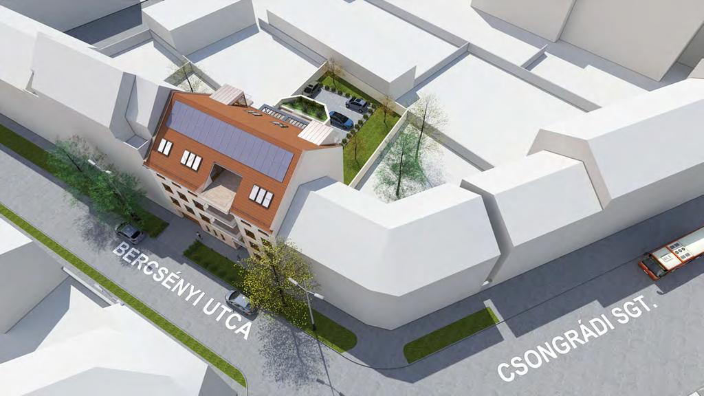 A Bercsényi HOME társasház Szeged belvárosához közel, a nagykörúton belül, a Szent István téri víztorony szomszédságában helyezkedik el. Személyi és gépkocsi bejárata a Bercsényi utcára néz.