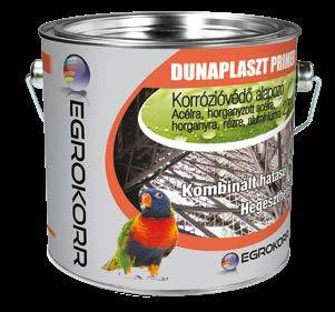DUNAPLASZT PRIMER ÖSSZETÉTEL: Egykomponensű, fizikai úton száradó alapozó. Passzíváló hatású pigment és foszforsav összetevői biztosítják jó műhelyalapozó Shop-Primer tulajdonságait.