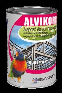 Elsősorban könnyű- és színesfémek (alumínium, sárga- és vörösréz, horgany, ón, ónozott és horganyzott felületek) bevonására alkalmas, de előnyösen alkalmazható acélfelületek bevonására is.