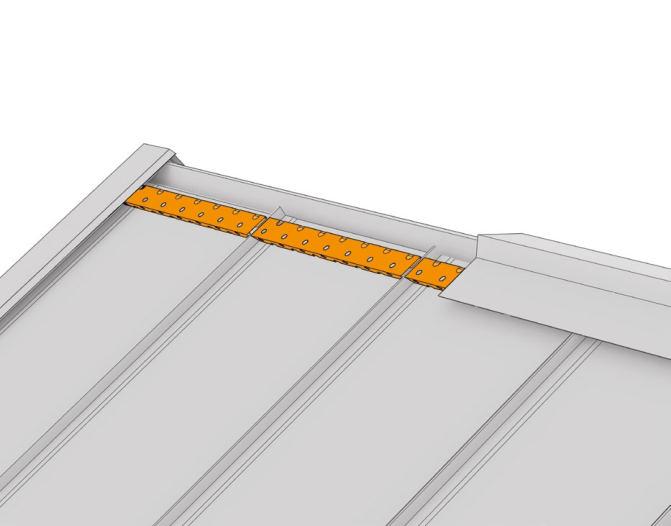 0 minden tetőgerincet elérő panel lapjához egy szellőző bádogos elem kell). Ábr.