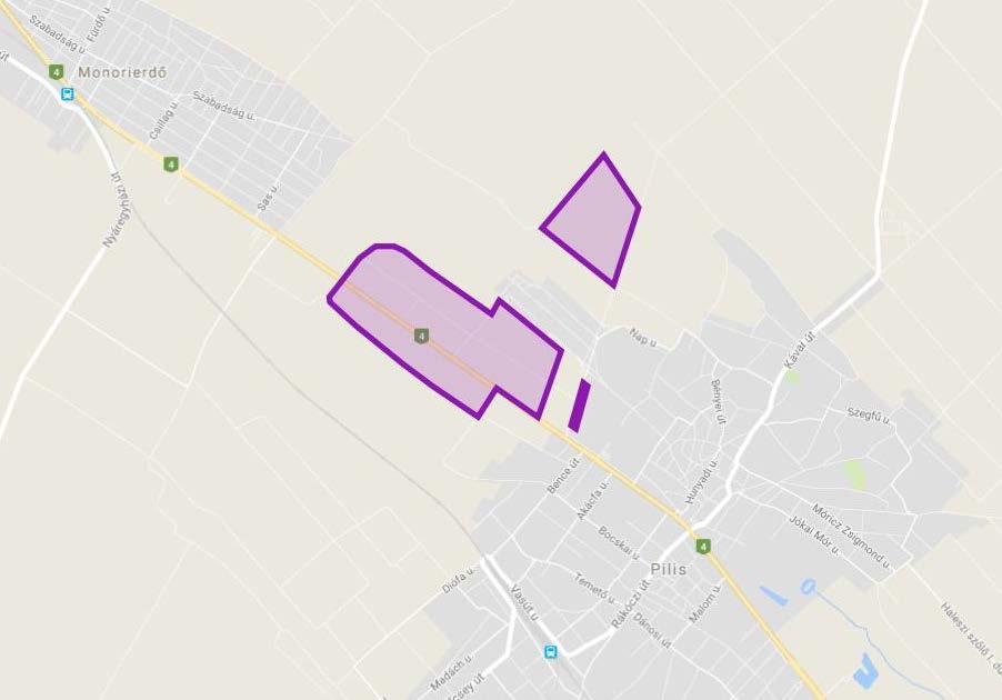 A megvalósítást szolgáló beavatkozások - parkolók kialakítása: 110 férőhelyes parkoló, 6 férőhelyes buszparkoló, 30-30 férőhelyes kerékpártároló a Közösségi Központnál, illetve a Sportcsarnoknál, 10